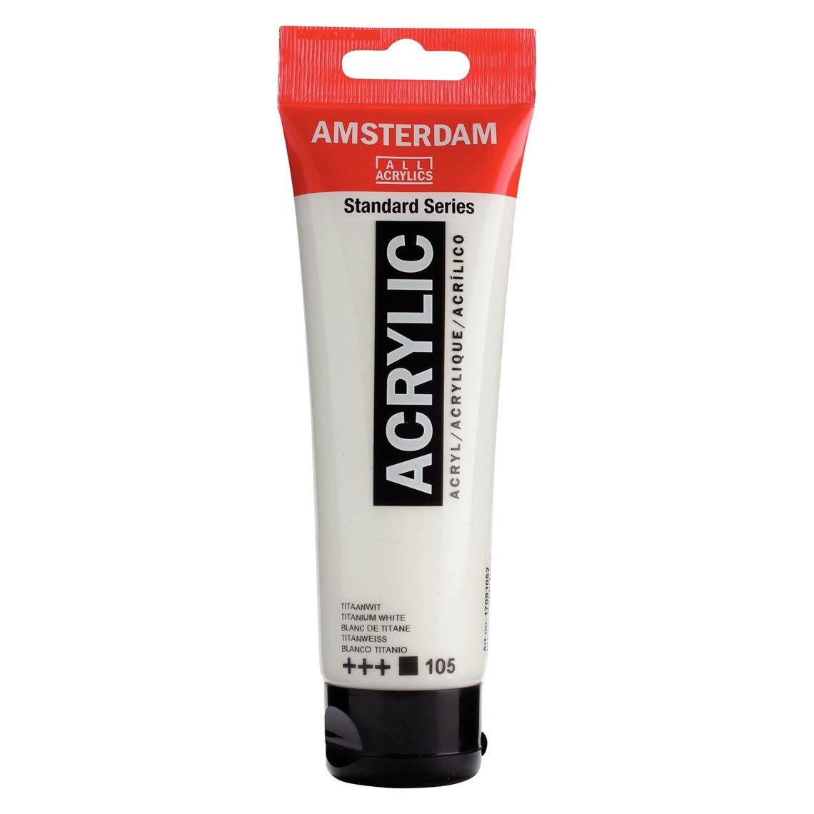 105 Acrilico Amsterdam Blanco Titanio 105 120ml - Imagen 1