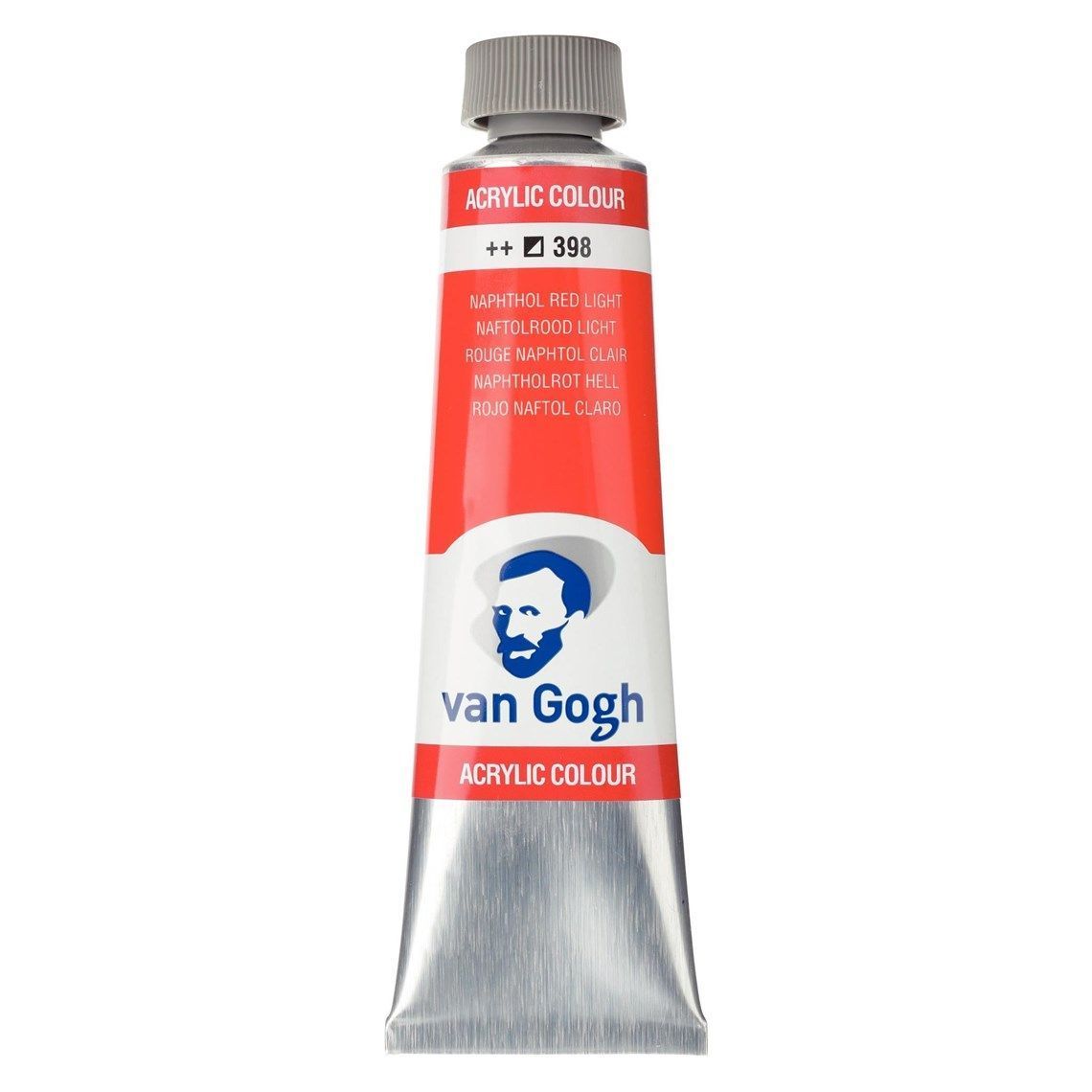 398 Acrilico Van Gogh Rojo Naftol Claro 398 40ml - Imagen 1