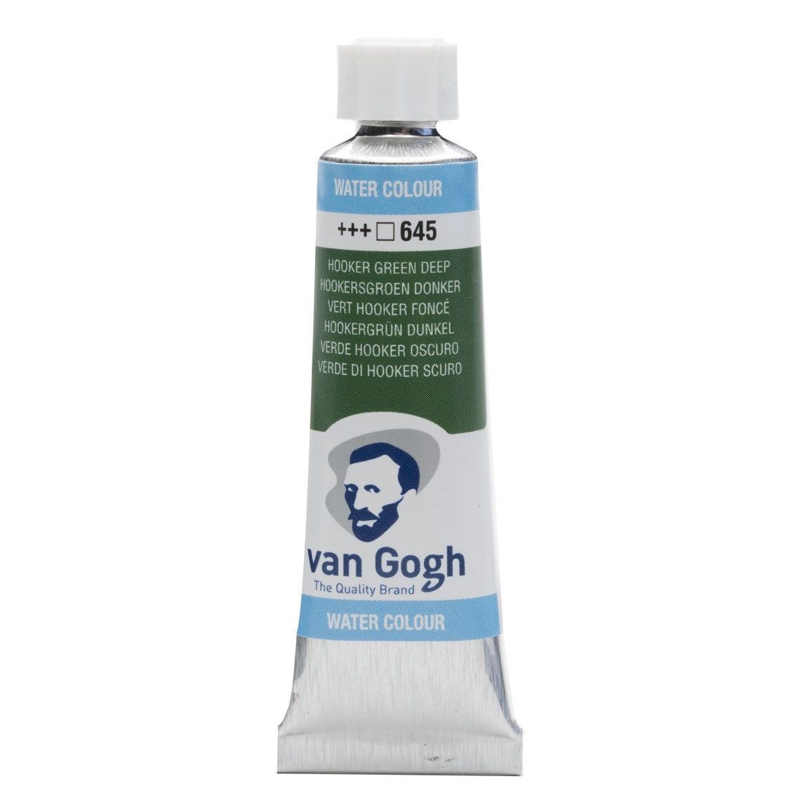 645 Acuarela Van Gogh Verde Hooker Oscuro 645 10ml - Imagen 1