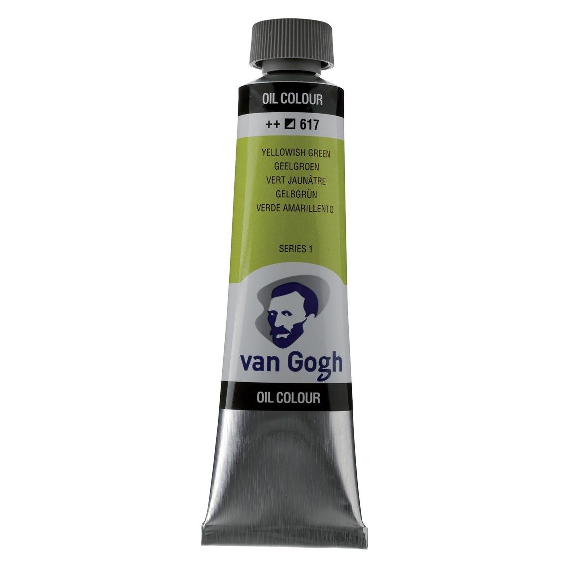 617 Oleo Van Gogh Verde Amarillento 617 40ml - Imagen 1