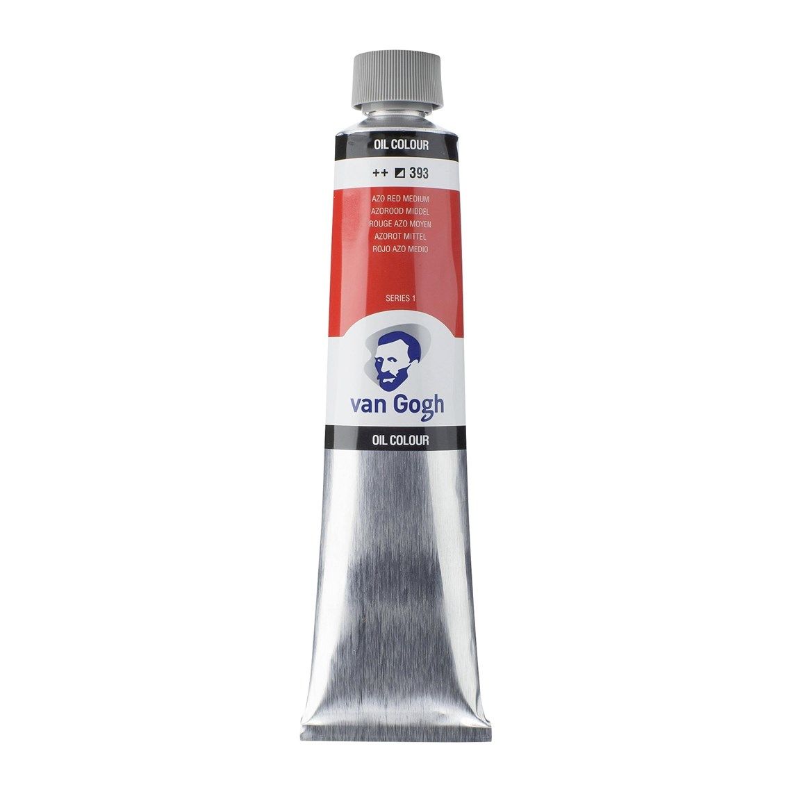 393 Oleo Van Gogh Rojo Azo Medio 393 200ml - Imagen 1