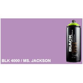 BLK4000-2 Spray Montana Black BLK4000 400ml (Montana Cans) - Imagen 1