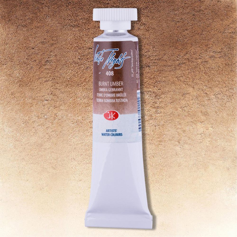 408 Acuarela White Nights Tierra Sombra Tostada 408 Tubo 10ml - Imagen 1