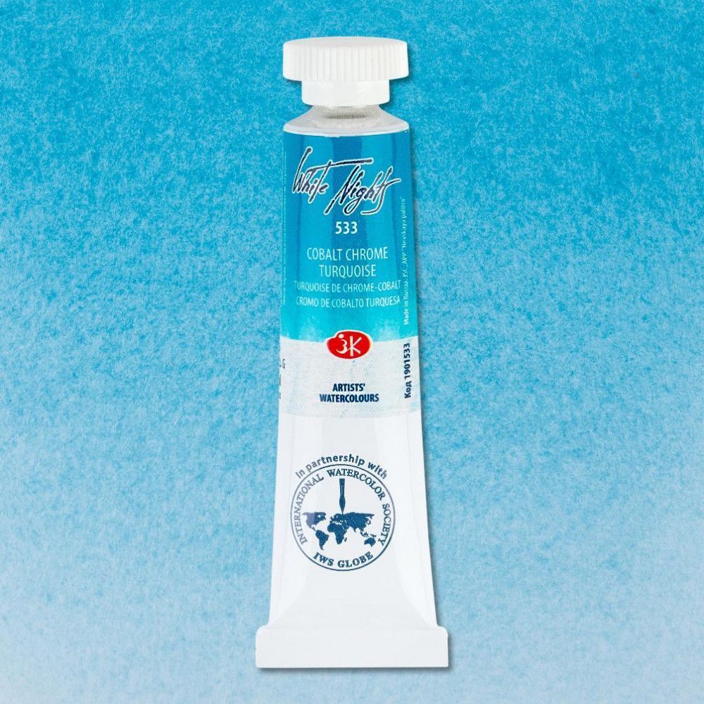 533 Acuarela White Nights Cromo De Cobalto Turquesa 533 Tubo 10ml - Imagen 1