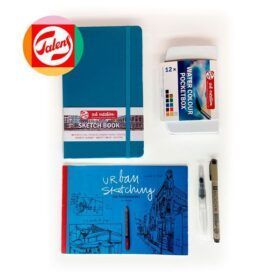 Set Acuarelas Urban Sketching Azul Talens - Imagen 2