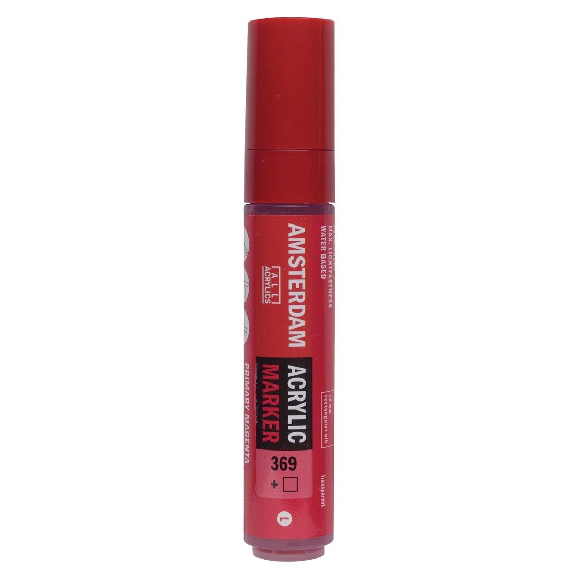 369 Rotulador Acrilico Amsterdam Magenta Primario 369 15mm - Imagen 1