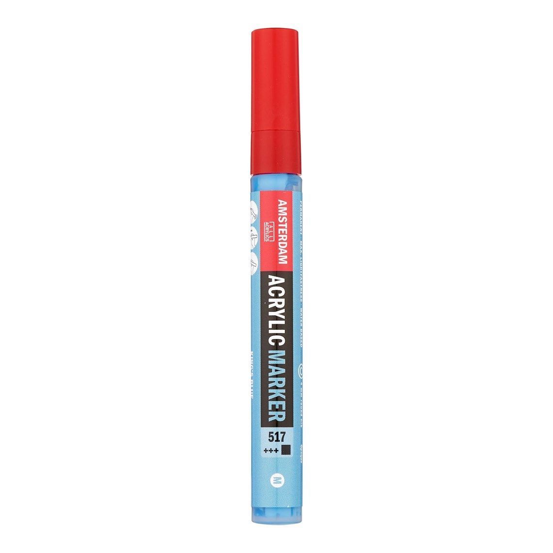 517 Rotulador Acrilico Amsterdam Azul Real 517 4mm - Imagen 1