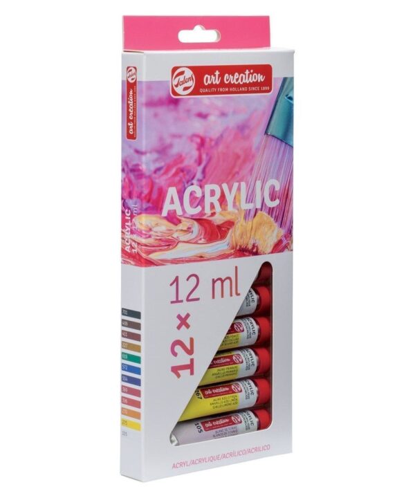 Artespray - Set Basico Pintura Acrilica Art Creation 12unds x 12ml