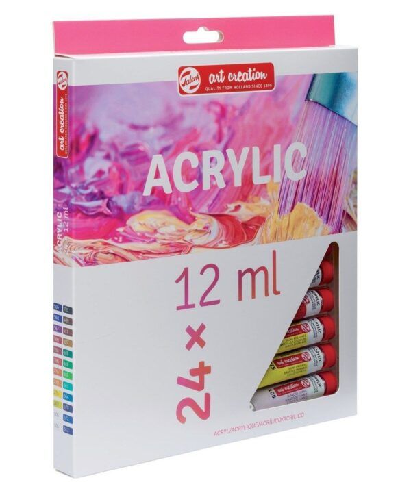 Artespray - Set Basico Pintura Acrilica Art Creation 24Unds x 12ml