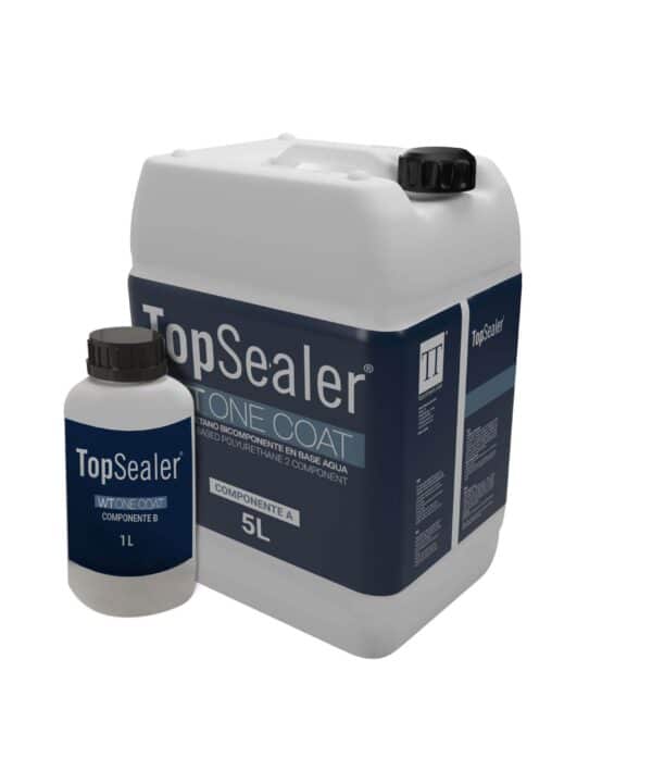 Artespray - Barniz Poliuretano Al Agua Microcemento 5L + 1L Catalizador Topciment