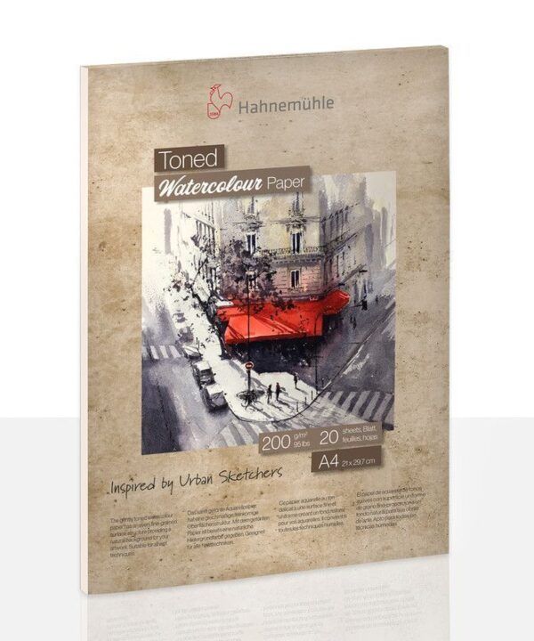 Artespray - Bloc Acuarela HAHNEMUHLE A4 200gr TONED BEIGE