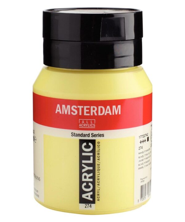 Acrilico Amsterdam Amarillo Niquel 274 500ml
