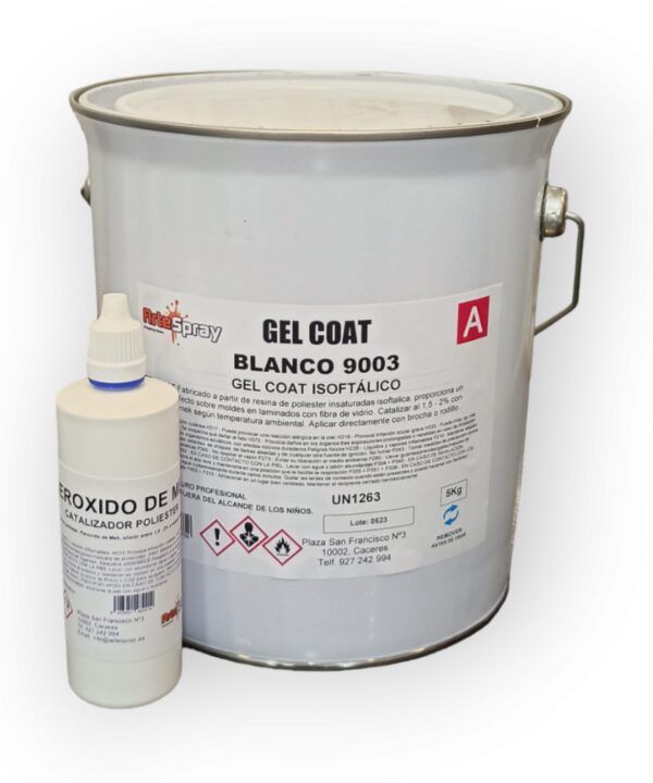 Artespray - Gel Coat Blanco Isoftálico para aplicacion en moldes