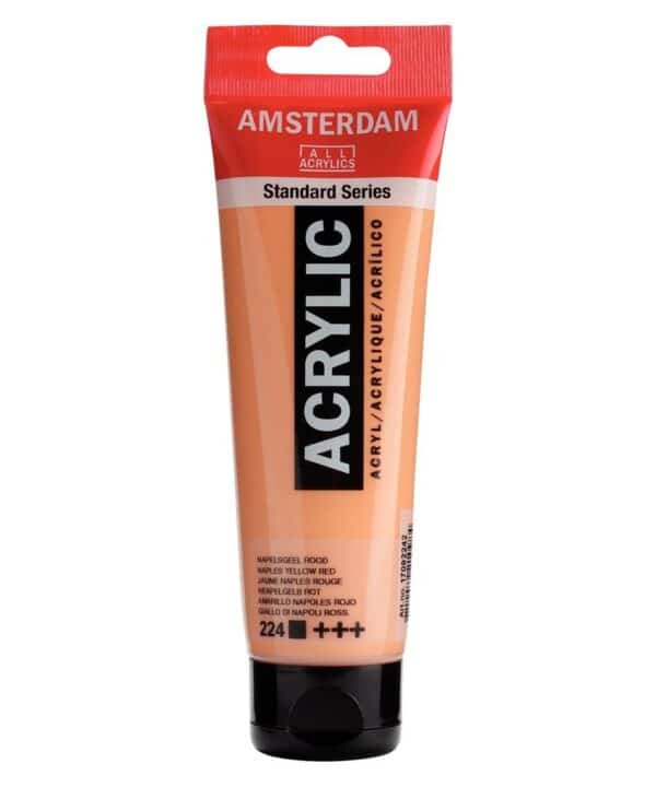 Acrilico Amsterdam amarillo napoles rojo