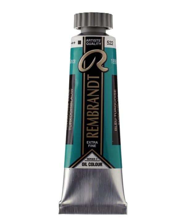 oleo rembrandt azul turquesa