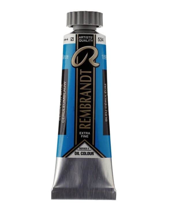 oleo rembrandt azul ceruleo