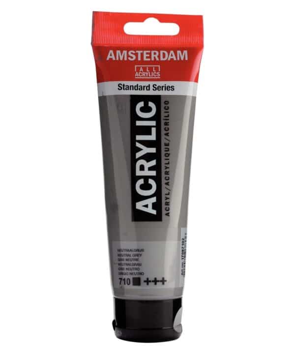 pintura acrilica amsterdam gris neutro 710