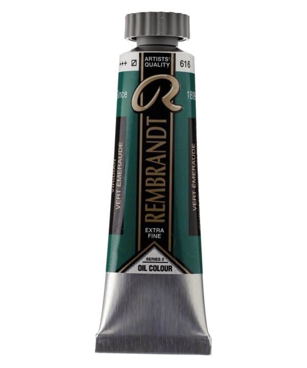 oleo rembrandt verde esmeralda