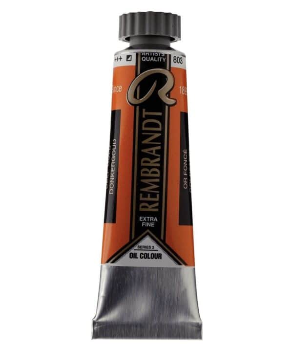 oleo rembrandt oro oscuro