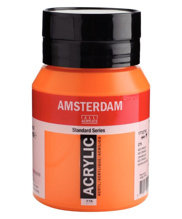 Acrilico Amsterdam Anaranjado Azo 500ml