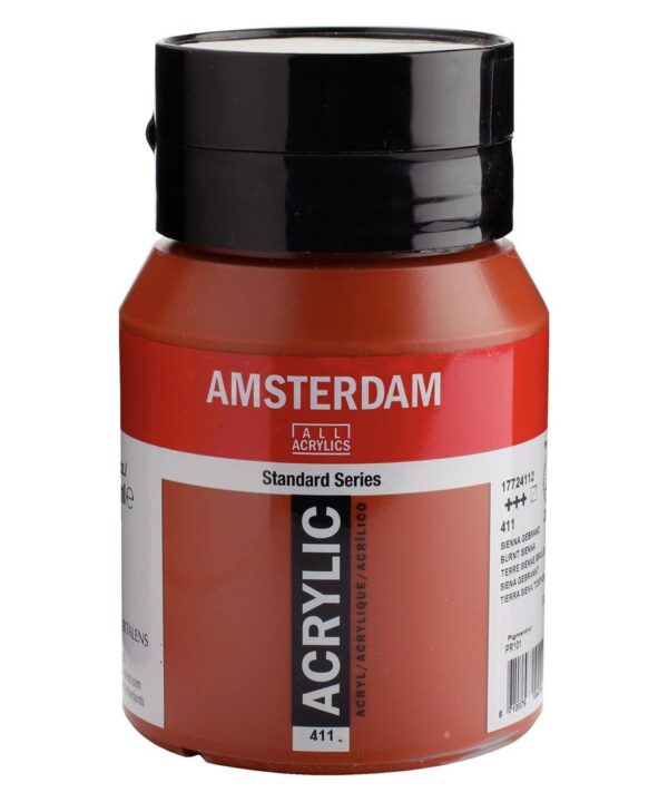 acrilico amsterdam tierra siena tosatada 500ml