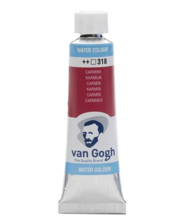 Acuarela Van Gogh Carmin
