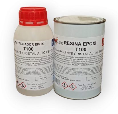 Artespray - Resina Epoxi transparente para mesas y alto espesor