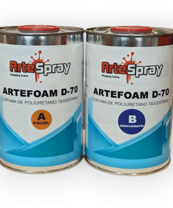 Artespray - Espuma de poliuretano para taxidermia, moldes y embarcaciones Artefoam D-70