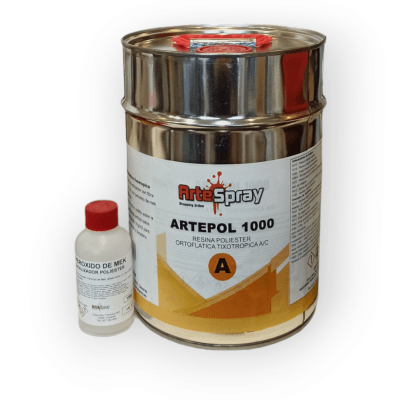 Artespray - Resina de poliester para fibra de vidrio 5Kg