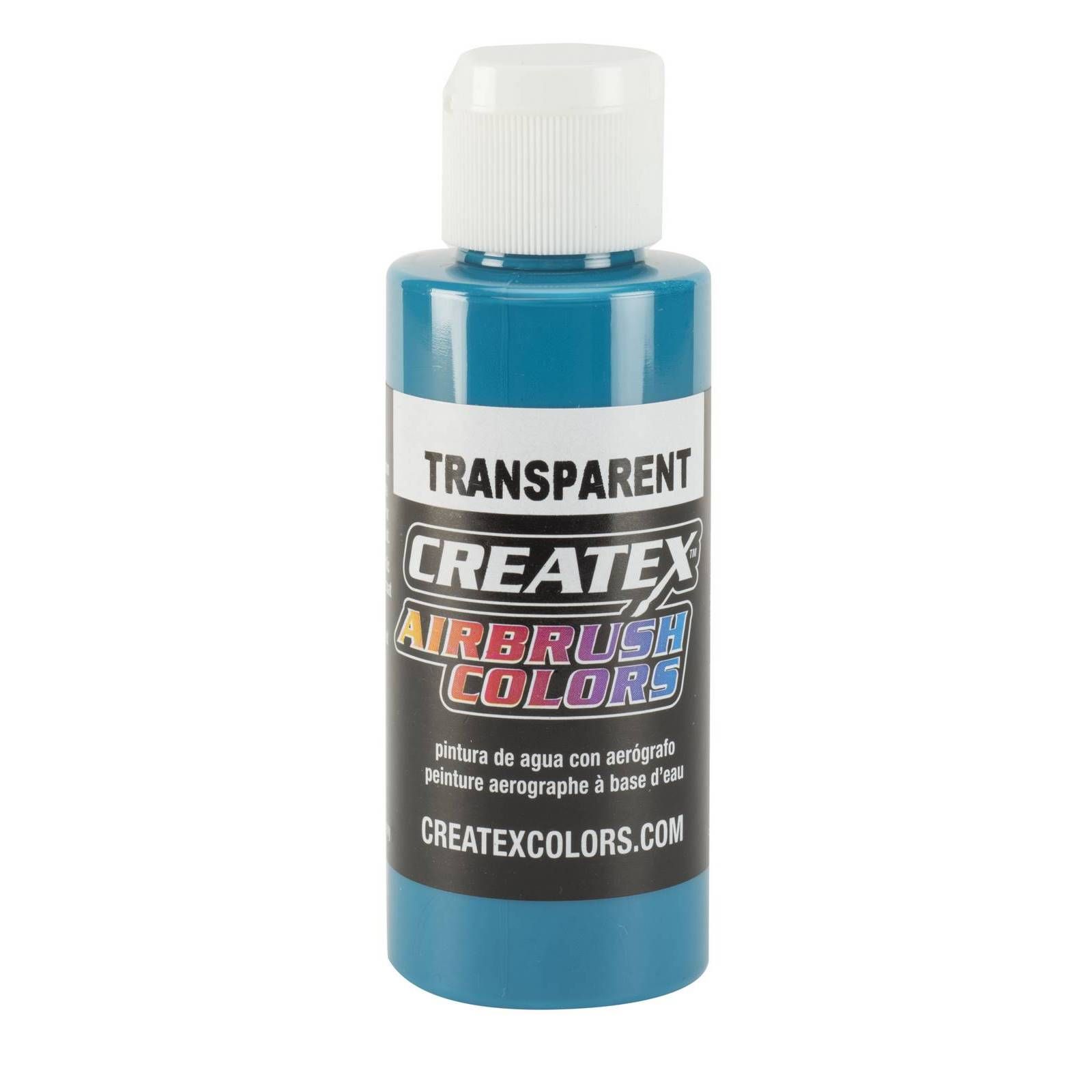 5112-02-Turquoise-2oz Pintura Aerografo Createx Transparente Turquise 60ml - Imagen 1