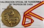 Artespray - Medalla Homologacion ciervo para trofeo de caza