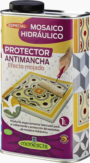 Artespray - protector antimanchas efecto mojado mosaico hidraulico monestir