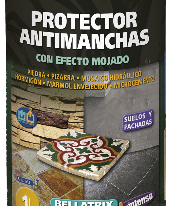 Artespray - protector antimanchas efecto mojado piedra, pizarra, mosaico bellatrix