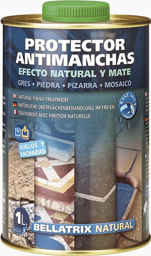 Artespray - protector antimanchas efecto NATURAL piedra, pizarra, mosaico bellatrix