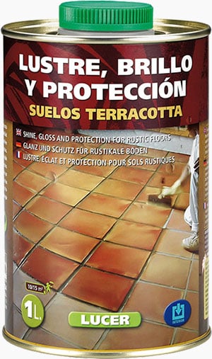 Artespray - protector suelos de barro y terracota lucer brillo monestir