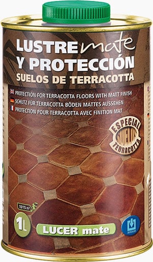 Artespray - protector suelos de barro y terracota lucer mate monestir