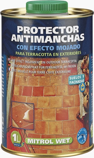 Artespray - protector antimanchas efecto mojado para pavimento de barro exterior monestir